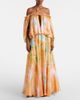 Zimmermann Zimmermann Luna off-shoulder printed silk chiffon gown - 2