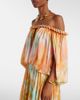 Zimmermann Zimmermann Luna off-shoulder printed silk chiffon gown - 4