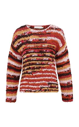 Zimmermann Zimmermann Luna Ribbon Knit Cotton Sweater