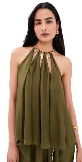 Zimmermann Zimmermann Mahon Blouse Olive
