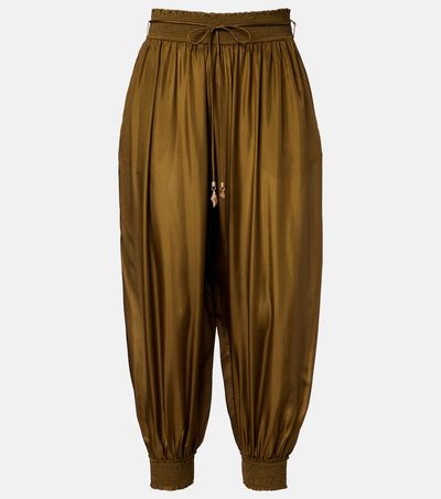 Zimmermann Zimmermann Mahon cropped silk balloon pants