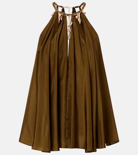 Zimmermann Zimmermann Mahon embellished silk top
