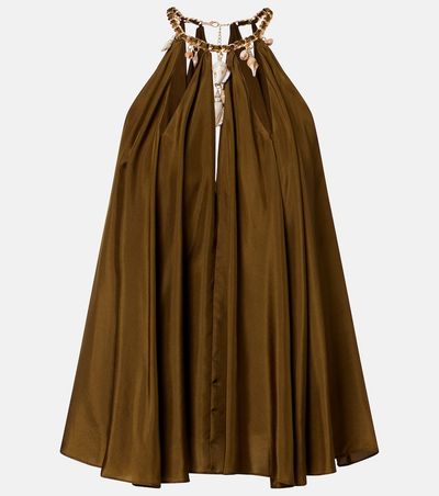 Zimmermann Zimmermann Mahon embellished silk top