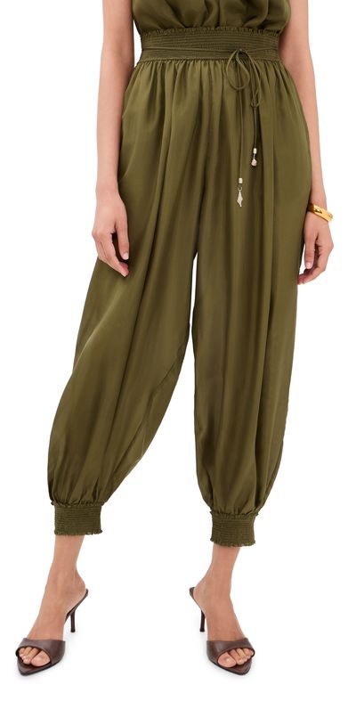 Zimmermann Mahon Harem Pants Olive