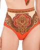 Zimmermann Zimmermann Mahon High Waist Bikini Bottoms Tangerine Paisley - 1