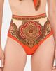Zimmermann Zimmermann Mahon High Waist Bikini Bottoms Tangerine Paisley - 2