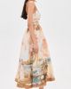 Zimmermann Zimmermann Mahon Picnic Dress Island Map Blue - 4