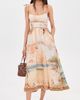 Zimmermann Zimmermann Mahon Picnic Dress Island Map Blue - 5