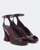 Zimmermann Zimmermann Marvi suede-trimmed leather sandals - 1