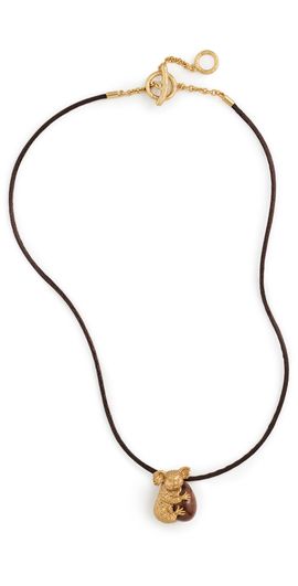 Zimmermann Zimmermann Mira Necklace Gold/Red One