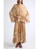 Zimmermann Zimmermann Momentum Burnout Long Sleeve Bubble Maxi Dress - 1