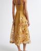 Zimmermann Zimmermann Momentum Floral Corded Linen & Silk Organza Midi Dress - 2