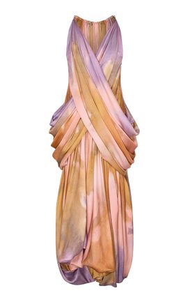 Zimmermann Zimmermann Motion Draped Silk Midi Dress