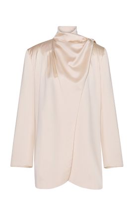 Zimmermann Zimmermann Motion Satin Draped Jacket