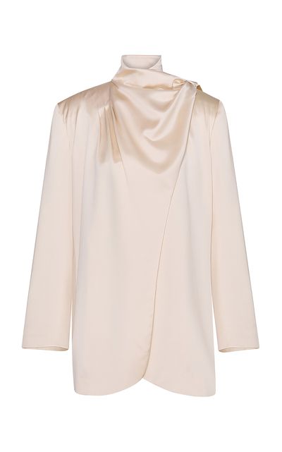 Zimmermann Zimmermann Motion Satin Draped Jacket