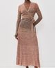 Zimmermann Zimmermann Mouline Rib Midi Skirt Chocolate Multi - 5