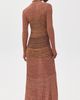 Zimmermann Zimmermann Mouline Rib Polo Midi Dress Chocolate Multi - 3