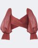 Zimmermann Zimmermann Pleated cropped top - 1