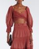 Zimmermann Zimmermann Pleated cropped top - 2