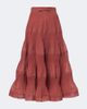 Zimmermann Zimmermann Pleated tiered midi skirt - 1