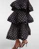 Zimmermann Zimmermann Polka-dot tiered midi skirt - 5