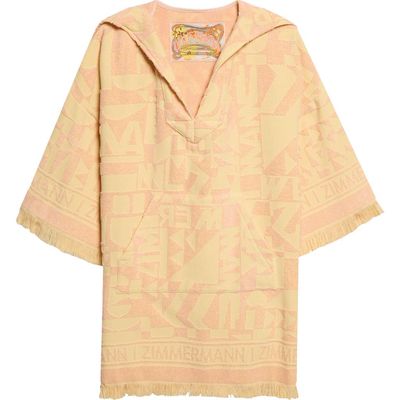 Zimmermann Zimmermann Pop Fringe Cotton Terry Jacquard Cover-Up Dress