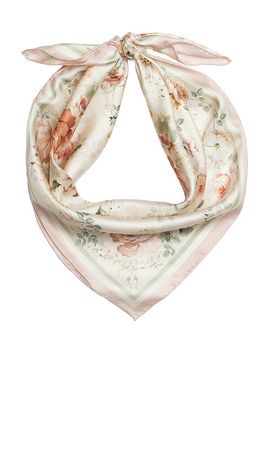 Zimmermann Zimmermann Printed Silk Square 70 Scarf