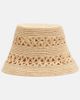 Zimmermann Zimmermann Zebra-print raffia bucket hat - 1