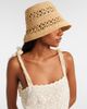 Zimmermann Zimmermann Zebra-print raffia bucket hat - 2
