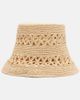 Zimmermann Zimmermann Zebra-print raffia bucket hat - 4
