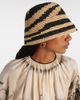 Zimmermann Zimmermann Zebra-print raffia bucket hat - 5