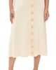 Zimmermann Zimmermann Rebellion Buttoned Midi Skirt Parchment - 1