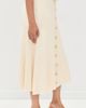 Zimmermann Zimmermann Rebellion Buttoned Midi Skirt Parchment - 4