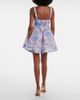 Zimmermann Zimmermann Rebellion floral draped linen and silk minidress - 3