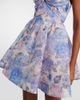 Zimmermann Zimmermann Rebellion floral draped linen and silk minidress - 5