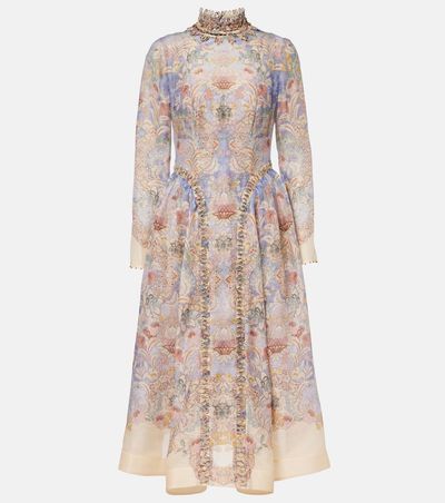 Zimmermann Zimmermann Rebellion linen and silk midi dress