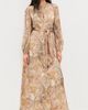 Zimmermann Zimmermann Rebellion Sheath Dress Latte Leopard - 5