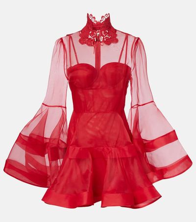 Zimmermann Zimmermann Rebellion silk minidress