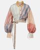 Zimmermann Zimmermann Rebellion striped linen and silk blouse - 1