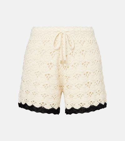 Zimmermann Zimmermann Rhiannon crochet cotton shorts