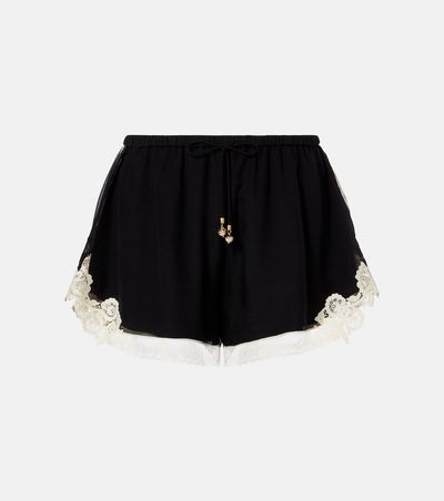 Zimmermann Zimmermann Roselight cotton and silk shorts