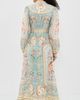 Zimmermann Zimmermann Roselight Plunge Dress Blue Tapestry Floral - 3