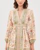 Zimmermann Zimmermann Roselight Plunge Mini Dress Sage Tapestry Floral - 2