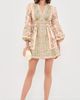 Zimmermann Zimmermann Roselight Plunge Mini Dress Sage Tapestry Floral - 5