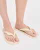 Zimmermann Zimmermann Seafoam Thong Sandals Milk - 3
