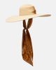 Zimmermann Zimmermann Silk-trimmed raffia hat - 4