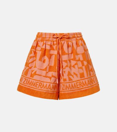 Zimmermann Zimmermann Solstice cotton terry shorts