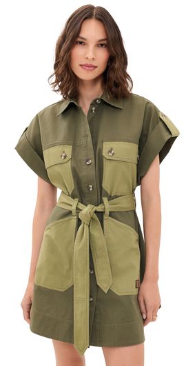 Zimmermann Zimmermann Solstice Mini Dress Khaki