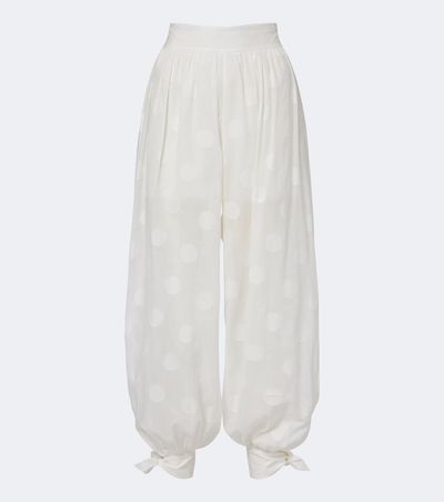 Zimmermann Zimmermann Solstice polka-dot cotton balloon pants