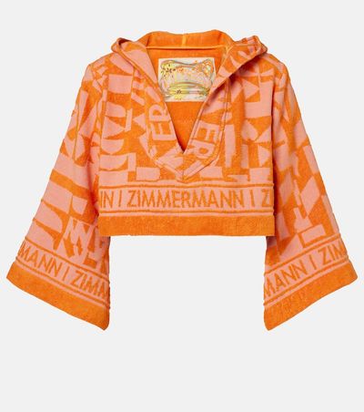 Zimmermann Zimmermann Solstice Towelling cotton terry crop top